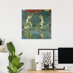 Poster Schloss Kammer no Attersee III por Gustavo Klimt