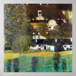 Poster Schloss Kammer sobre o Attersee II por Gustav Klim