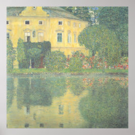Poster Schloss Kammer sobre o Attersee IV por Gustav Klim