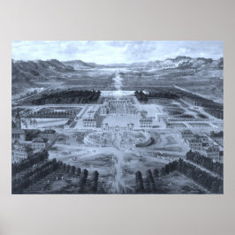 Poster Schloss Versailles - Pierre Patel - 1668