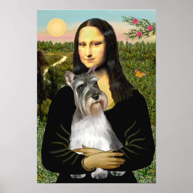 Poster Schnauzer 11N - Mona Lisa (Frente)