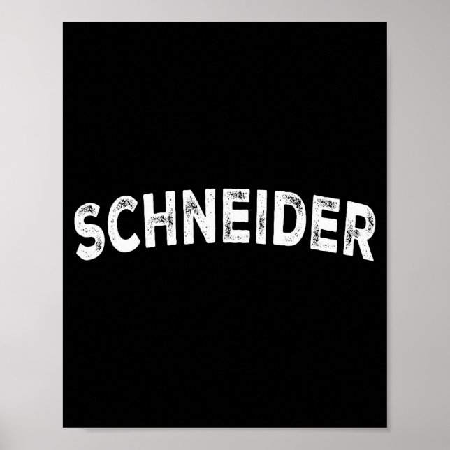 Poster Schneider  (Frente)