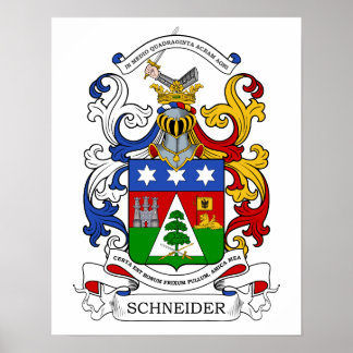Poster Schneider Coat of Arms Custom v2