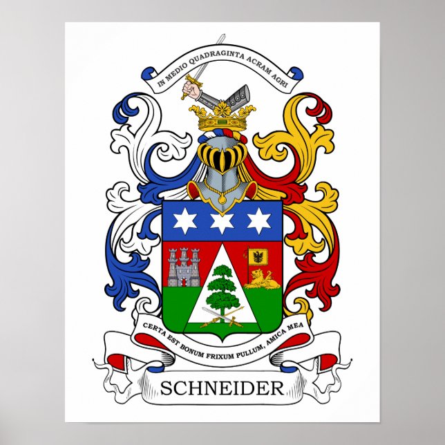 Poster Schneider Coat of Arms Custom v2 (Frente)