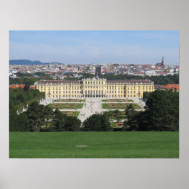 Poster Schönbrunn Viena Áustria