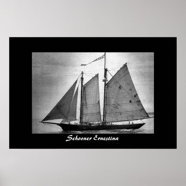 Poster Schooner Ernestina (Frente)