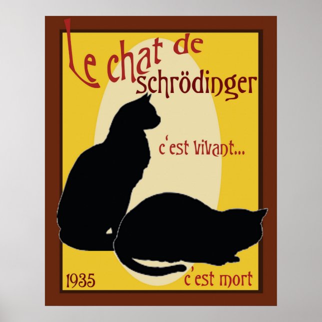 Poster Schrodinger's Cat (Frente)