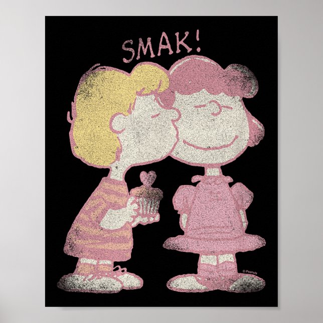 Poster Schroeder &amp; Lucy Valentine's Day Kiss  (Frente)