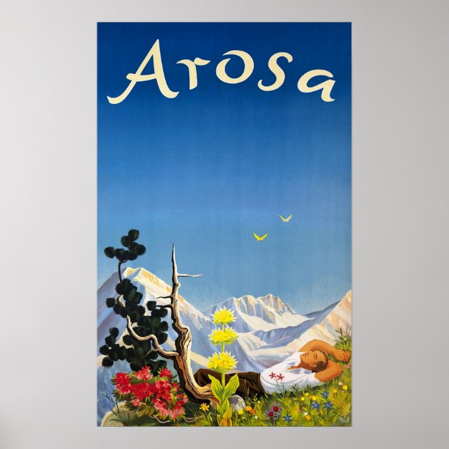 Poster " Schweiz: 2022/heute Graubünden - Arosa Sommer... (Frente)