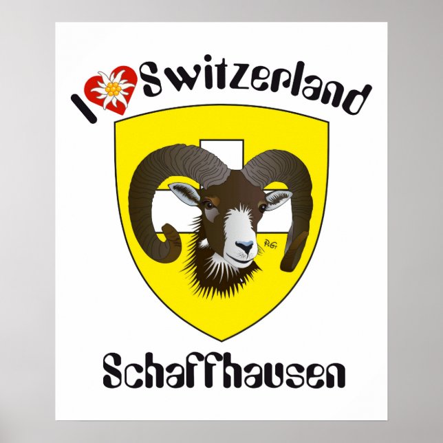 Pôster Schweiz, Suisse, Svizzera, Svizra, Suiça (Frente)