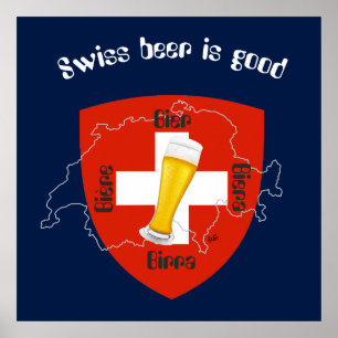 Pôster Schweiz, Suisse, Svizzera, Svizra, Switzerland