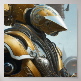 Poster Sci Fi Battle Suit