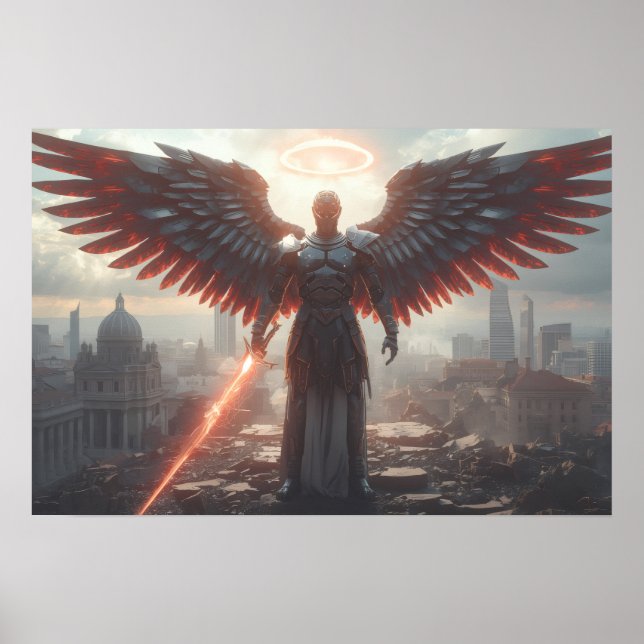 Poster Sci Fi Fantasy Art: Colossus of the Last Horizon (Frente)