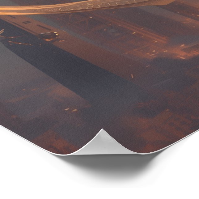 Poster Sci Fi Fantasy Art: Overlord of the Last Horizon (Borda)