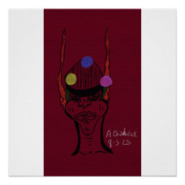 Pôster Sci-fi Futuristic Traveler Glossy Poster