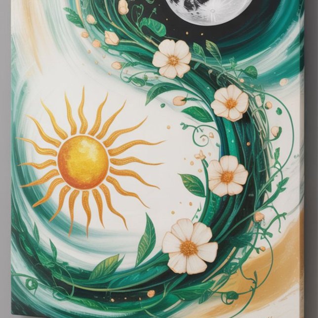 Pôster Sci-Fi Místico: Ramificação Neo-Futurística no Esp (Criador carregado)