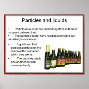 Pôster Science, Chemistry, Particles in liquids
