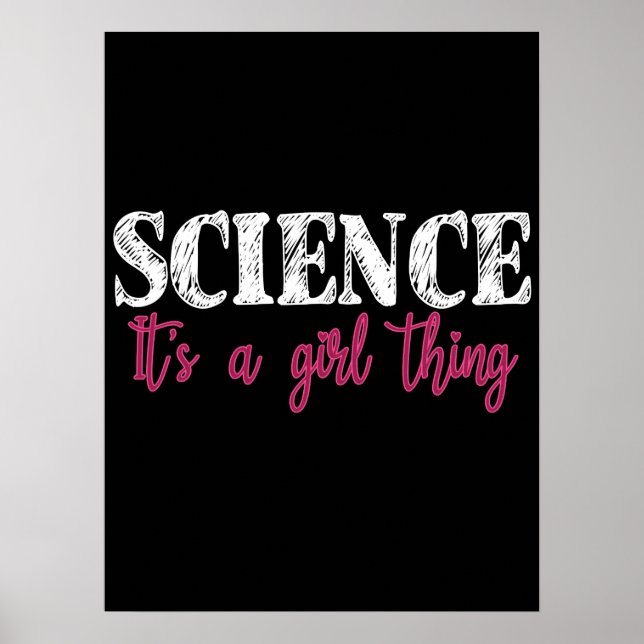 Poster Science - It's a Girl Thing (Frente)
