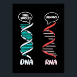 Poster Scientist Gift | Biology Teacher Rna<br><div class="desc">Scientist Gift | Biology Teacher Rna</div>