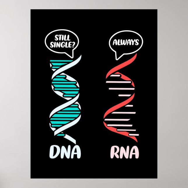 Poster Scientist Gift | Biology Teacher Rna (Frente)