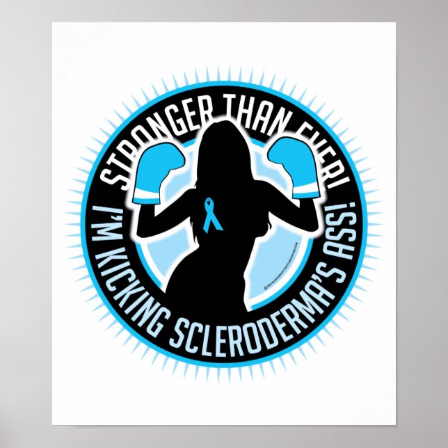 Poster Scleroderma Boxing Girl (Frente)