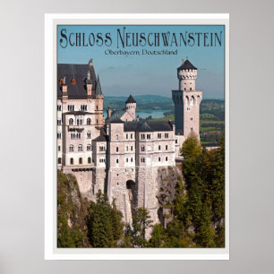 Pôster Scloss Neuschwanstein