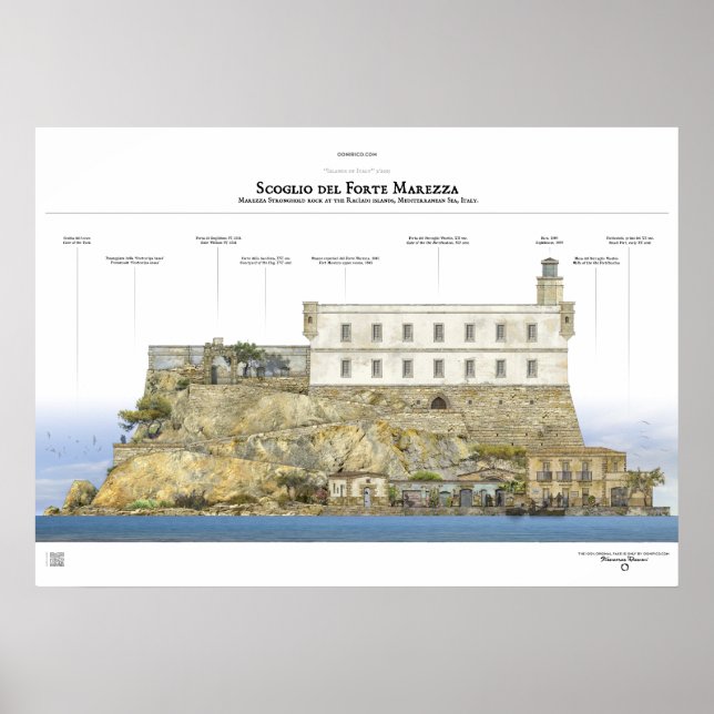 Poster Scoglio di Forte Marezza (Frente)