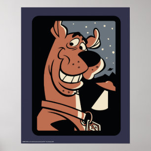 Poster Scooby-Doo com OVNI