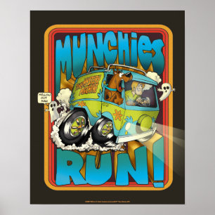 Poster Scooby-Doo e de "funcionamento desgrenhado