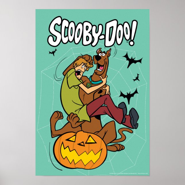 Poster Scooby-Doo e Shaggy Halloween Fright (Frente)