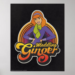 Poster Scooby-Doo   "gengibre de intromissão" Daphne