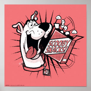 Poster Scooby-Doo Halftone Scooby Snacks