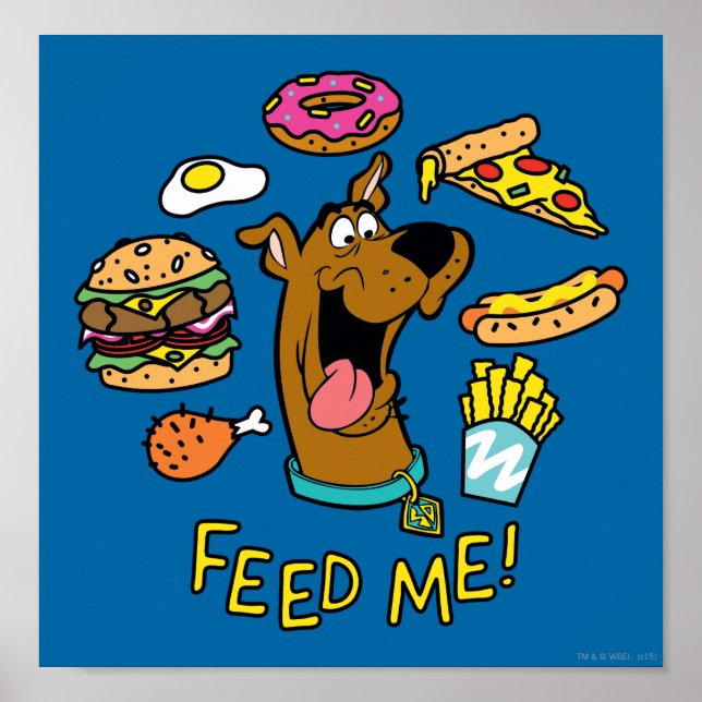 Pôster Scooby-Doo Me Alimenta! (Frente)