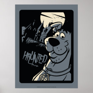 Poster Scooby-Doo Noir Hunted Mansion Graphic