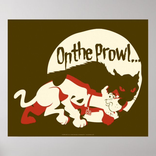 Poster Scooby-Doo "On The Prowl" (Frente)