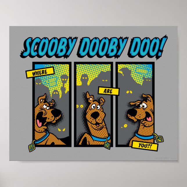 Poster Scooby-Doo Onde Estão Os Painéis De BD (Frente)