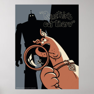 Poster Scooby-Doo "Romethin para fora lá "
