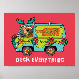 Poster Scooby-Doo & Shaggy Na Máquina De Mistério De Fe