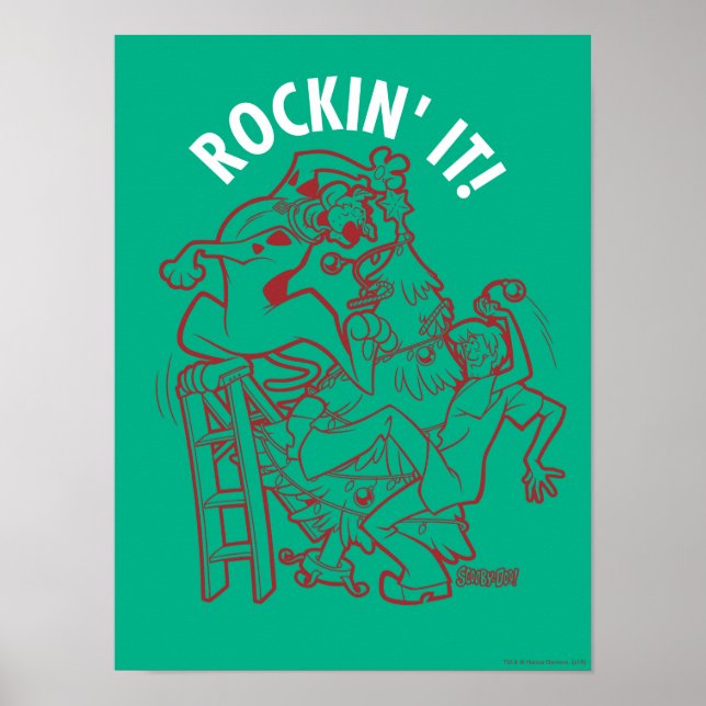 Poster Scooby-Doo & Shaggy Rockin' It 'Round Tree (Frente)