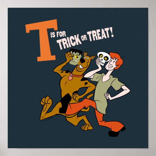 Poster Scooby-Doo | T é para Trick ou Tratat (Frente)
