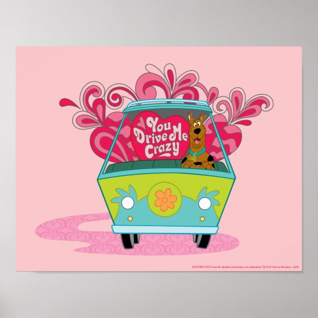 Poster Scooby-Doo - Você Me Deixa Louco (Frente)