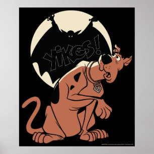 Poster Scooby-Doo "Yikes!" Sombra do vampiro