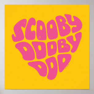Poster Scooby Dooby Doo Heart