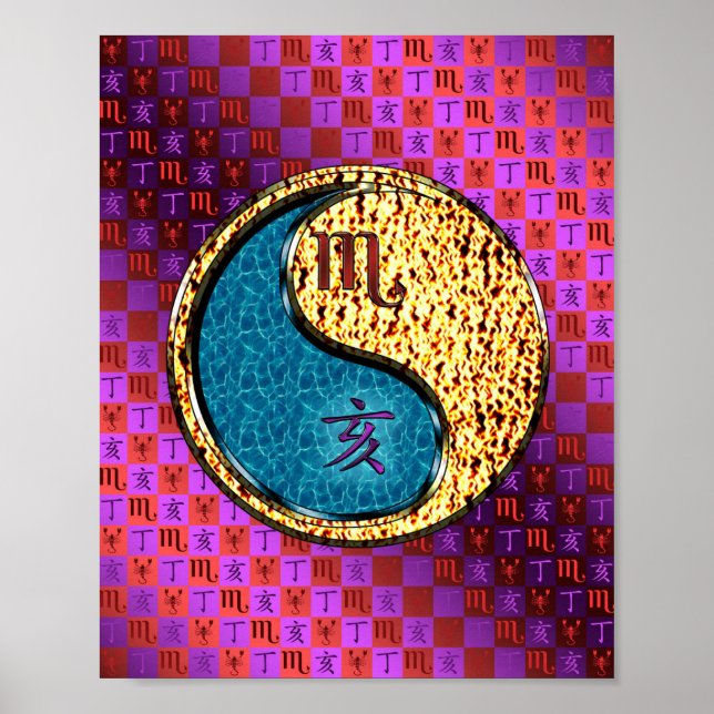 Poster Scorpio e Bomba de Fogo (Frente)