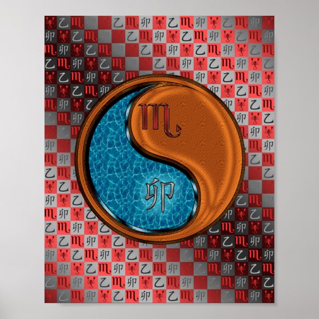 Poster Scorpio e Coelho da Madeira (Frente)
