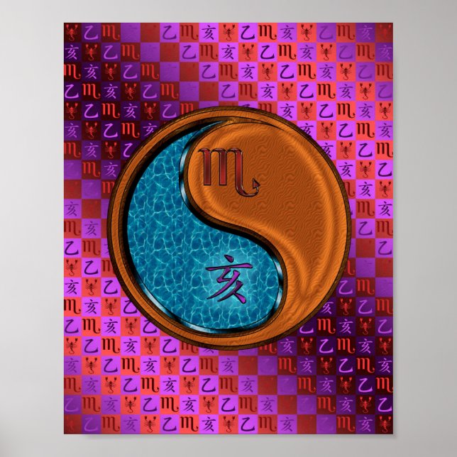 Poster Scorpio e Madeira Boar (Frente)