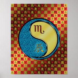 Poster Scorpio & Metal Dragon