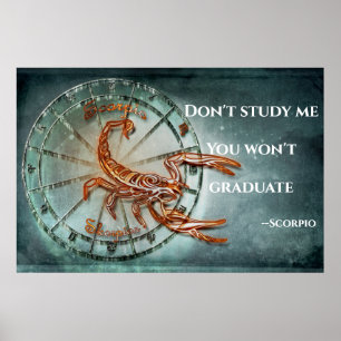Poster SCORPIO: Não me estude Não vai Formando