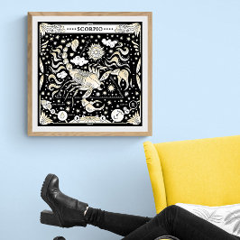 Poster Scorpio: O Enigmático Moonwalker