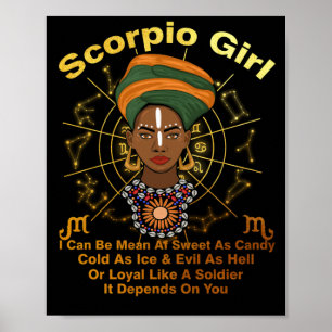 Poster Scorpio Queen Sweet Como Adoritas Negros